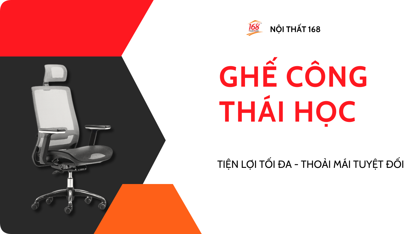 Banner danh mục ghế công thái học