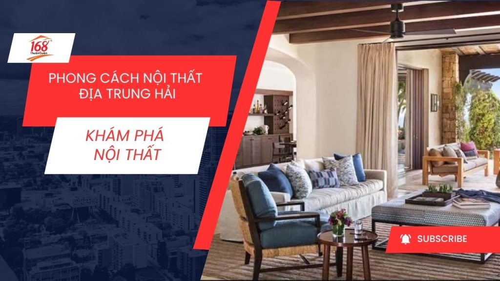 phong cách nội thất địa trung hải