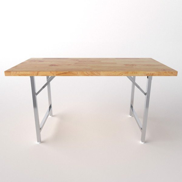mẫu bàn teak chân inox