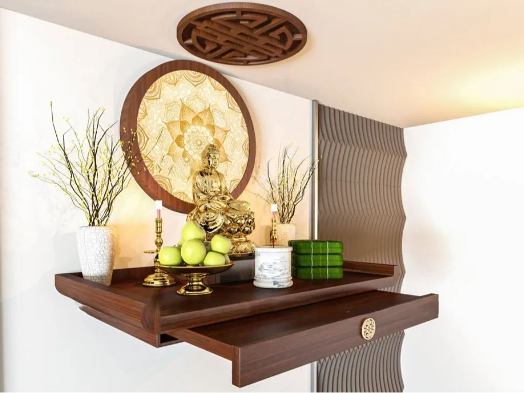 bàn thờ treo tường kích thước lớn