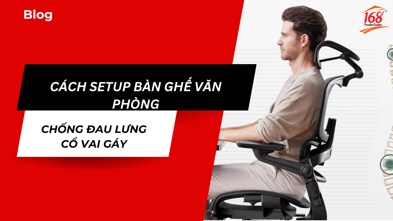 setup bàn ghế vp