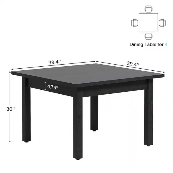 dining table for 4 size dimensions