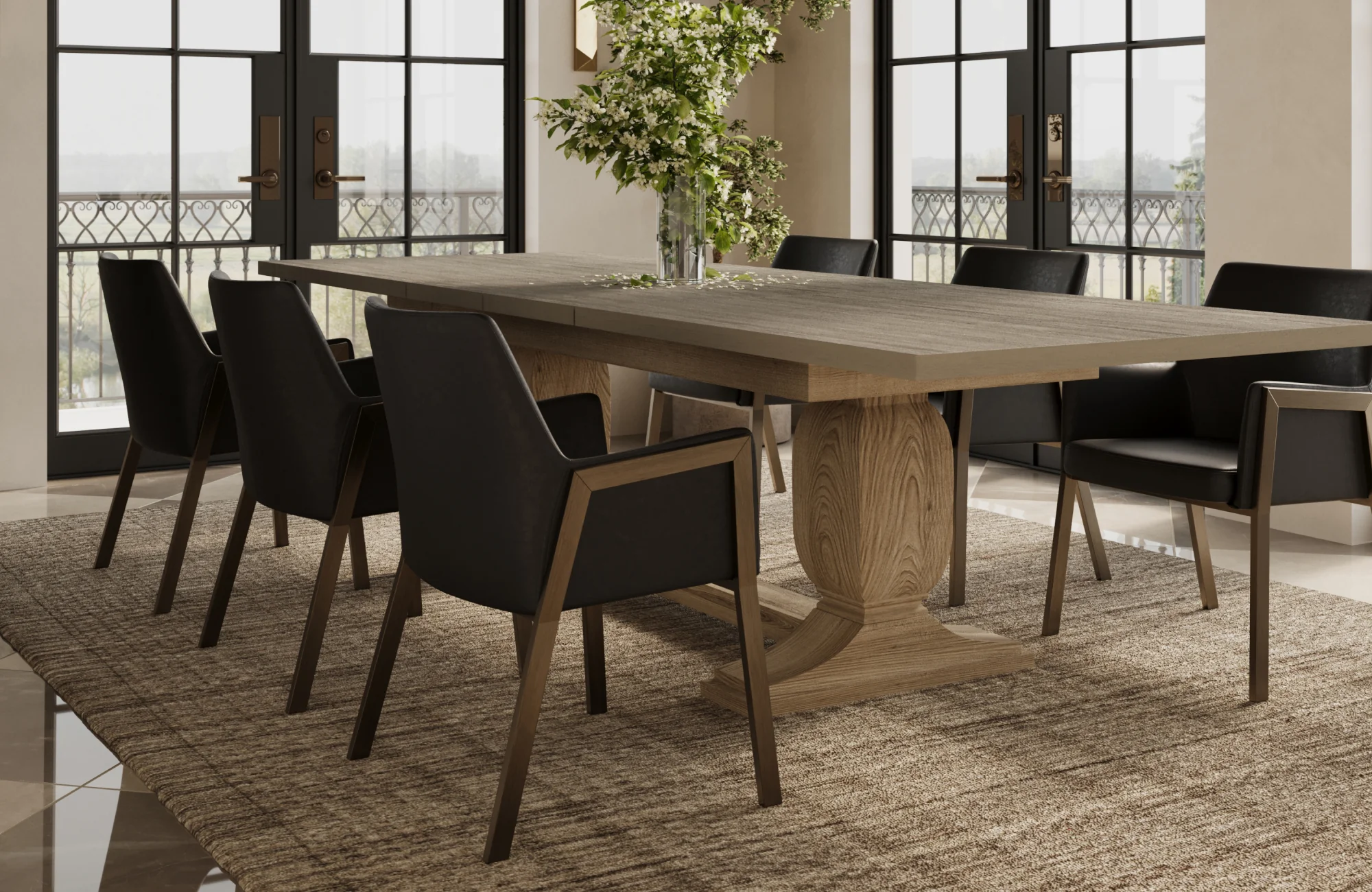 dining table feng shui size