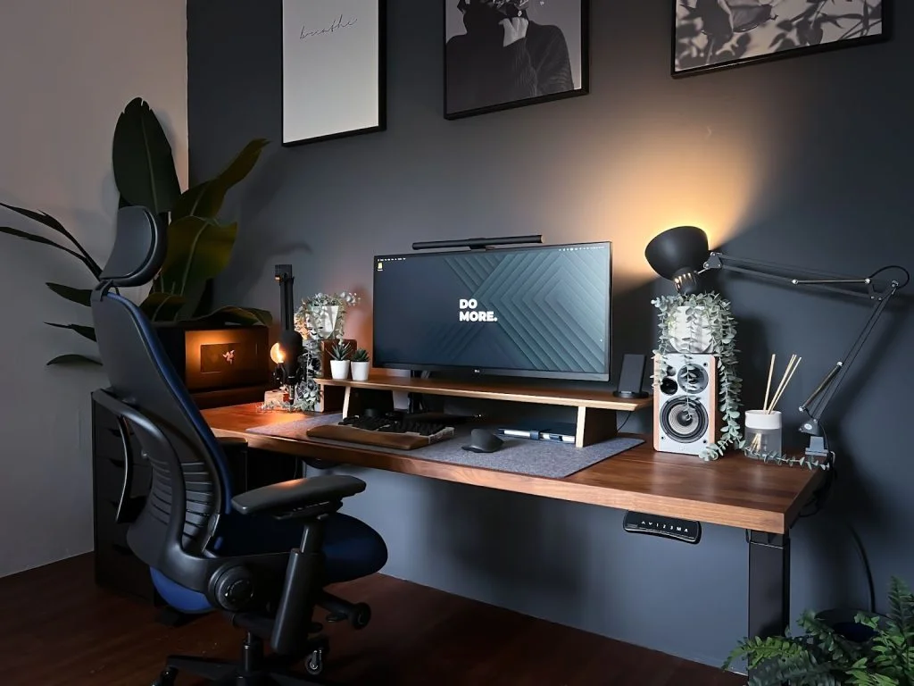 setup designer desk